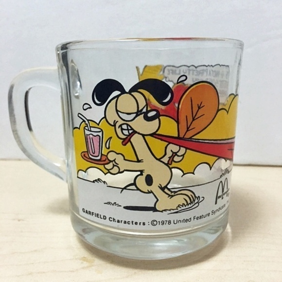 Two 2 X McDonalds Vintage Collector Mugs Riddler and Garfield - Picture 7 of 12